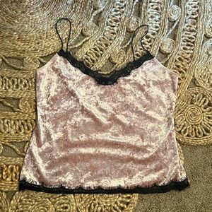 Crushed Velvet Guess Tank
